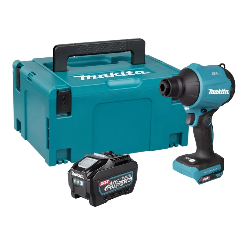 Top-Seller Makita AS 001 GT101 Akku Gebläse 40 V max. Brushless + 1x Akku 5,0 Ah + Makpac - ohne Ladegerät