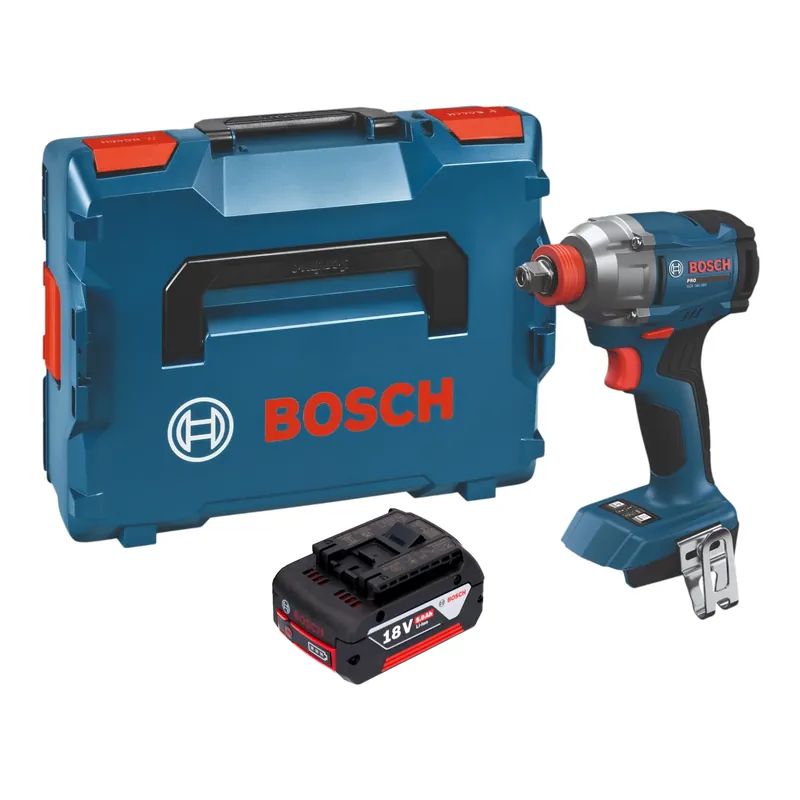 Bosch GDX 18V-285 Professional Akku Drehschlagschrauber 18 V 285 Nm + 1x Akku 5,0 Ah + L-Boxx - ohne Ladegerät Schneller Versand