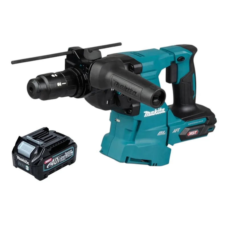 Makita HR 012 GD1 Akku Kombihammer 40 V max. 3,3 J SDS plus Brushless + 1x Akku 2,5 Ah - ohne Ladegerät Solange Der Vorrat Reicht