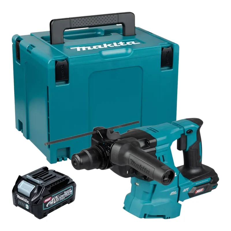 Makita HR 011 GD101 Akku Kombihammer 40 V max. 3,3 J SDS plus Brushless + 1x Akku 2,5 Ah + Makpac - ohne Ladegerät Preisreduziert
