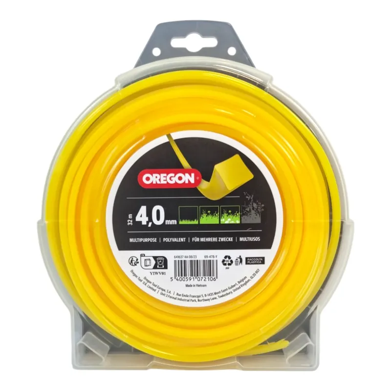 Neue Kollektion Oregon Quadratischer Mähfaden 4 mm x 32 m ( 69-478-Y )