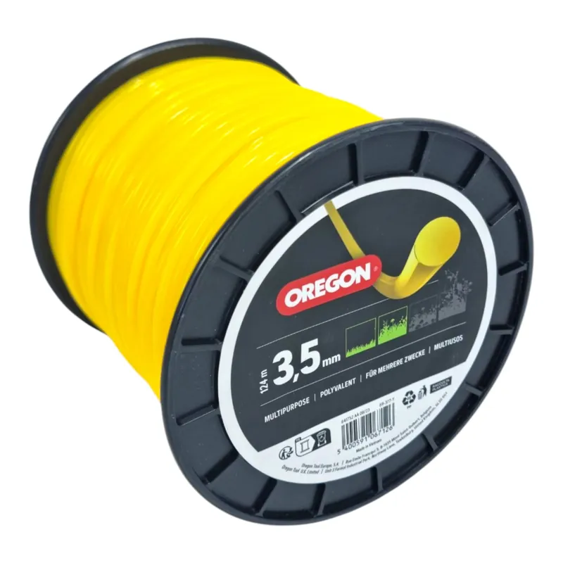 Bestpreis Oregon Freischneidefaden Gelb Roundline 3,5 mm 124 Meter ( 69-377-Y )