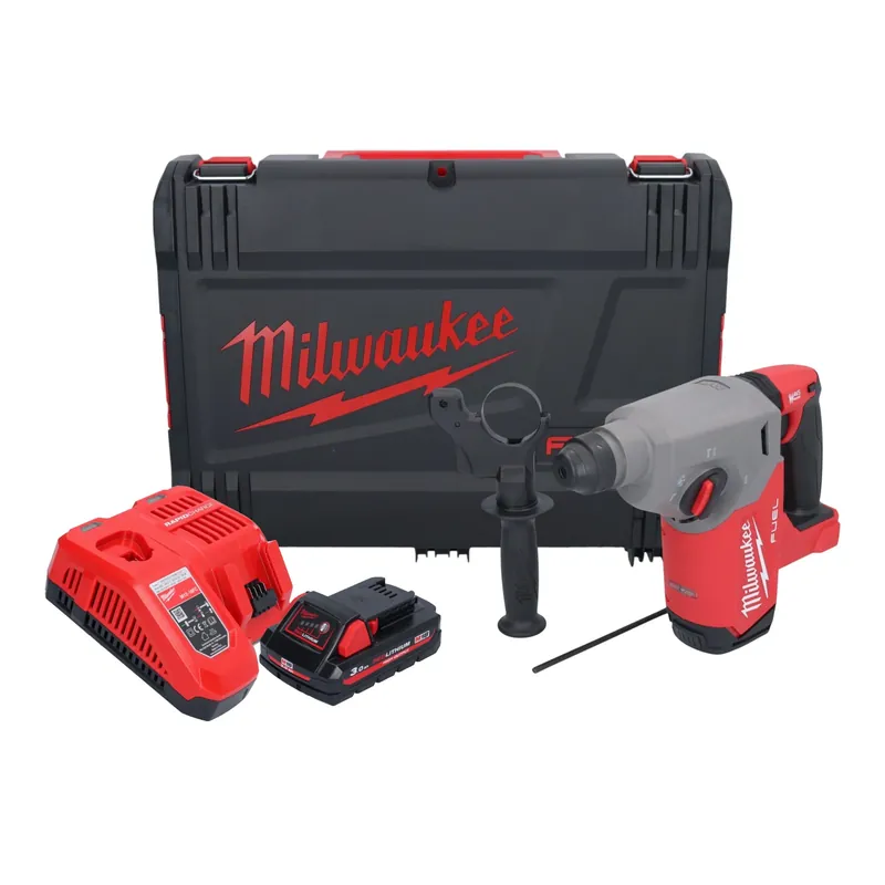 Milwaukee M18 FH-301X Akku Bohrhammer 18 V 2,5 J SDS plus Brushless + 1x Akku 3,0 Ah + Ladegerät + HD Box Neu Im Sortiment
