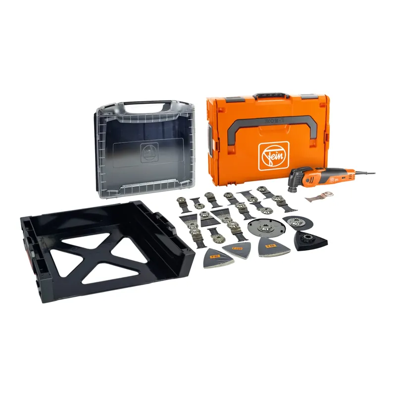 Nur Heute Fein Multimaster MM 700 Max Multifunktionswerkzeug 450 W Starlock Max + 33 tlg. Zubehör Set + L-Boxx