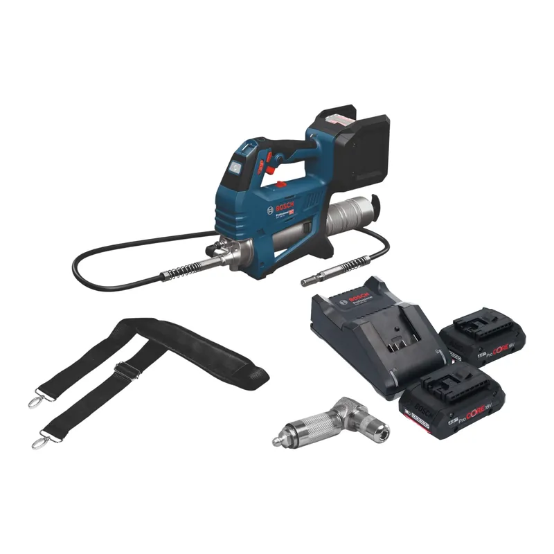 Nur Heute Bosch GFP 18V-10 Akku Fettpresse 18 V 10000 psi + 2x ProCORE Akku 4,0 Ah + Ladegerät