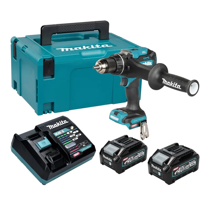Makita DF 003 GM201 Akku Bohrschrauber 40 V max. 180 Nm Brushless + 2x Akku 4,0 Ah + Ladegerät + Makpac Neu Im Sortiment