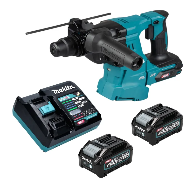 Meistverkauft Makita HR 011 GM201 Akku Kombihammer 40 V max. 3,3 J SDS plus Brushless + 2x Akku 4,0 Ah + Ladegerät