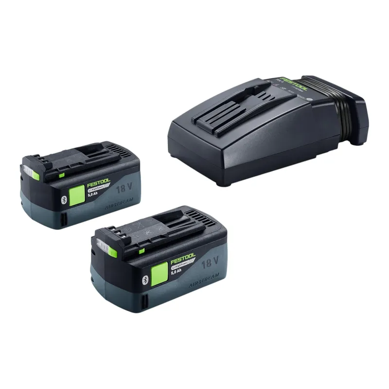 Festool 18V 2xHP5,0/TCL6 Energie Set 18 V 2x HighPower Akku 5,0 Ah + TCL 6 Ladegerät ( 578736 ) Direktkauf