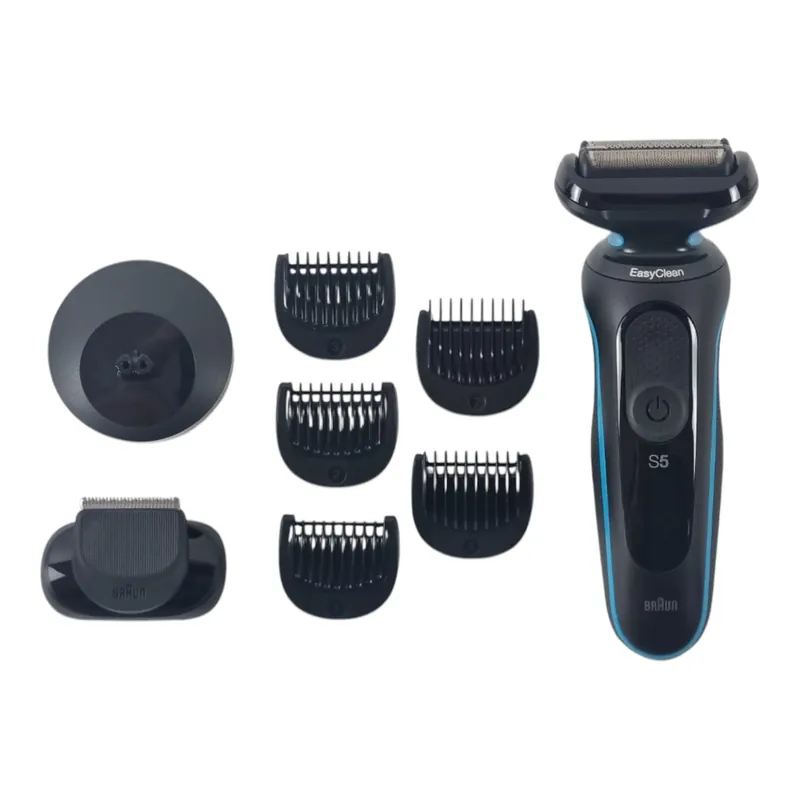 Preisknaller Braun Series 5 Elektrorasierer + 5x Kammaufsatz für Herren ( 50-M4500cs )