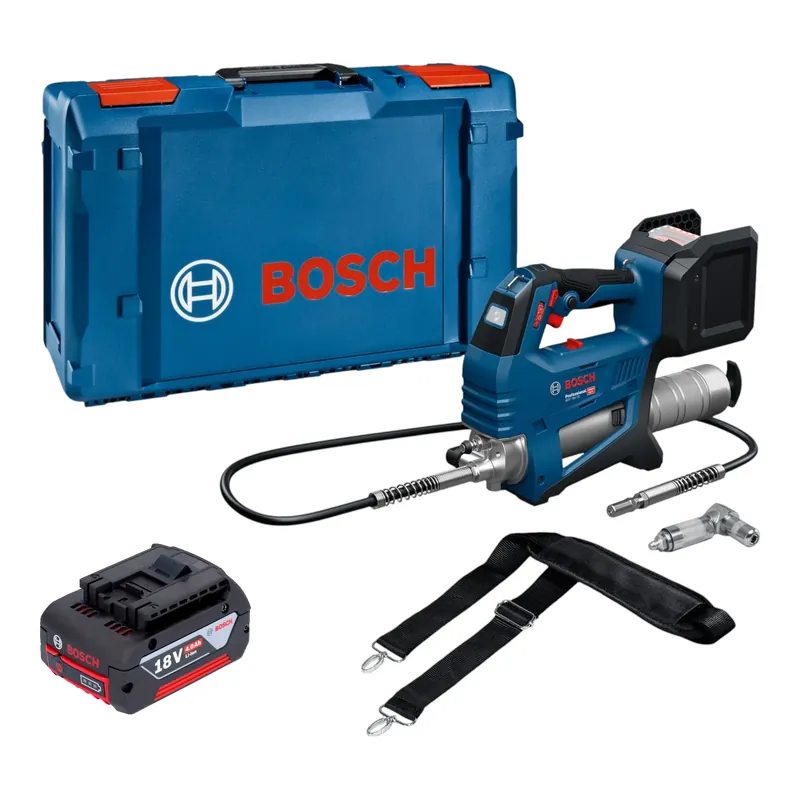 Bosch GFP 18V-10 Akku Fettpresse 18 V 10000 psi + 1x Akku 4,0 Ah + XL-Boxx - ohne Ladegerät Echt