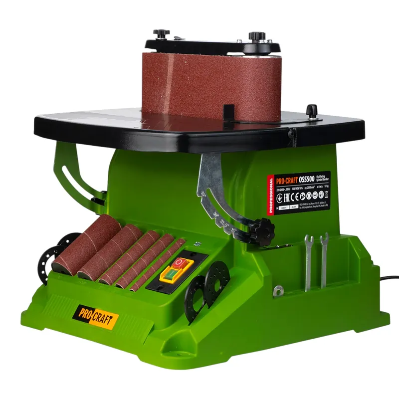 Procraft OSS500 Spindel- und Bandschleifmaschine 500 Watt 16 mm Hub + Zubehör Sofort Bestellen