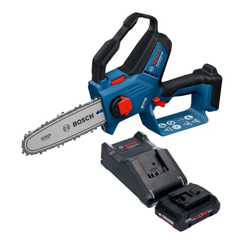 Solange Der Vorrat Reicht Bosch GKE 18V-20 Professional Akku Astsäge 18 V 18 cm + 1x ProCORE Akku 4,0 Ah + Ladegerät