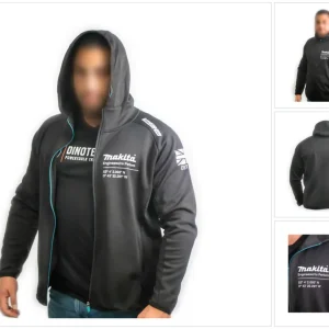 Makita Kapuze / Hoodie Jacke L Polyester Arbeit und Freizeit ( 98P1818-L ) Expressversand