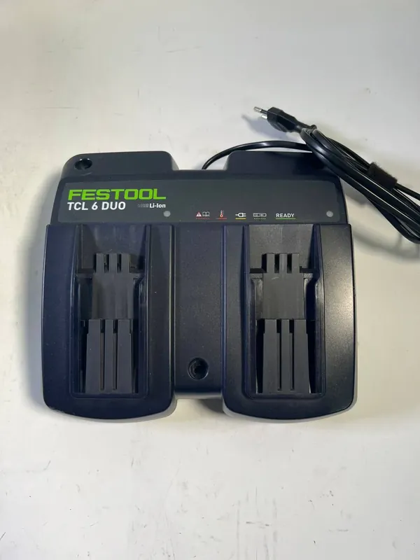Must-Have Festool TCL 6 DUO Doppel Schnellladegerät 10,8 V - 18 V 2x 6 A ( 577017 ) - Gebraucht