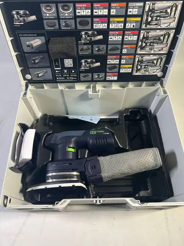 Highlight Festool DTSC 400-Basic Akku Deltaschleifer 18 V 100 x 150 mm ( 577507 ) Brushless + Systainer - ohne Akku, ohne Ladegerät ( Nachfolger von 576359 ) - Leicht Gebraucht
