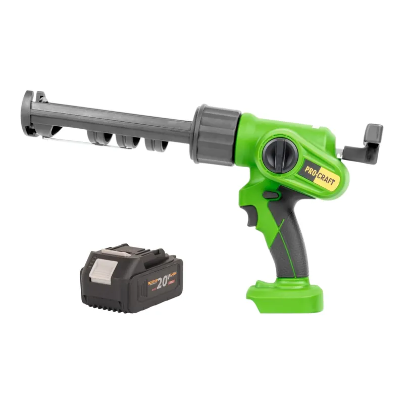 Procraft PC20bb Akku Kartuschenpistole 20 V 2000 N 280 - 310 ml + 1x Akku 4,0 Ah - ohne Ladegerät Echt