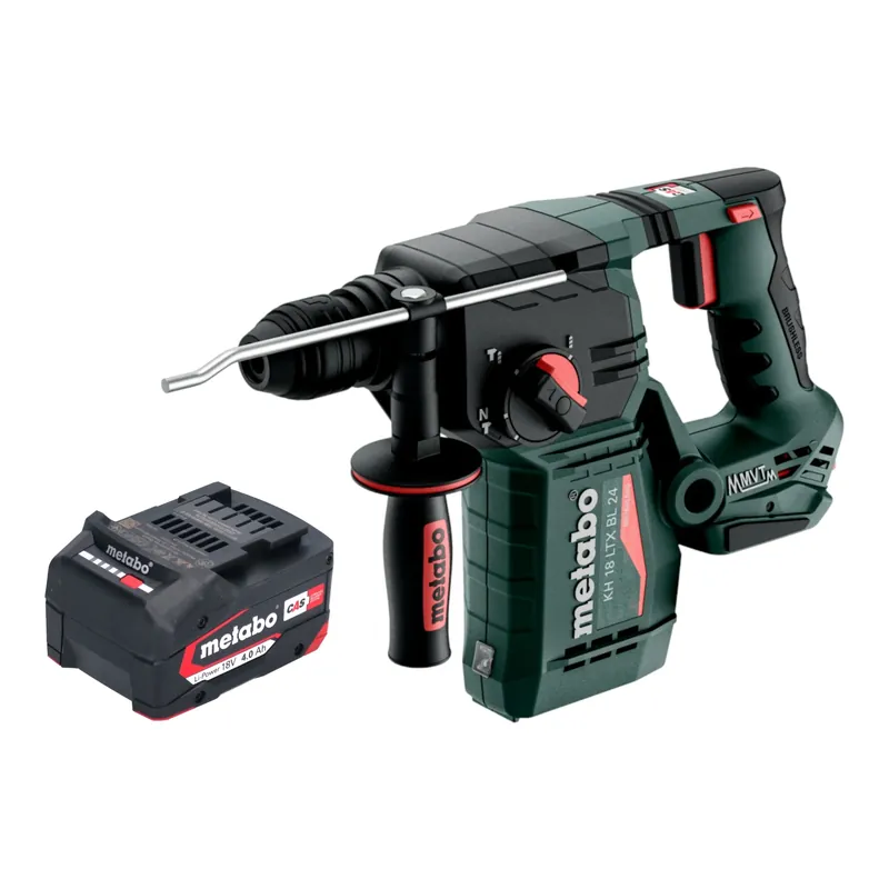 Metabo KH 18 LTX BL 24 Akku Bohrhammer 18 V 2,2 J SDS Plus Brushless + 1x Akku 4,0 Ah - ohne Ladegerät Sonderaktion