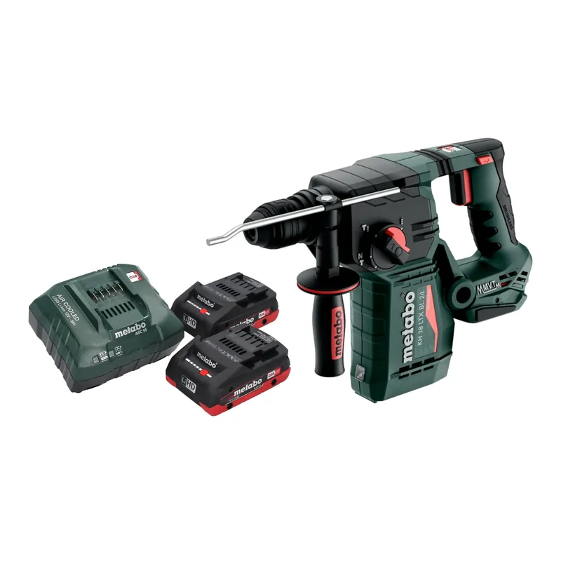Knallerangebot Metabo KH 18 LTX BL 24 Akku Bohrhammer 18 V 2,2 J SDS Plus Brushless + 2x LiHD Akku 4,0 Ah + Ladegerät