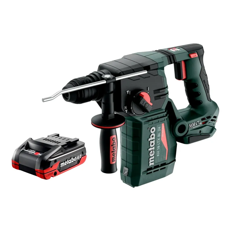 Metabo KH 18 LTX BL 24 Akku Bohrhammer 18 V 2,2 J SDS Plus Brushless + 1x LiHDX Akku 4,0 Ah - ohne Ladegerät Preiswert