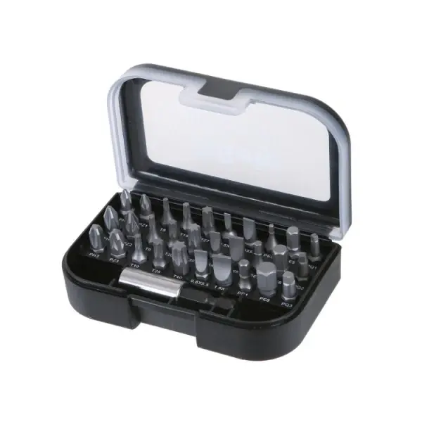 Ausverkauf Serie di 30 inserti con portainserti magnetico, in astuccio tascabile Beta BW 860EA/31