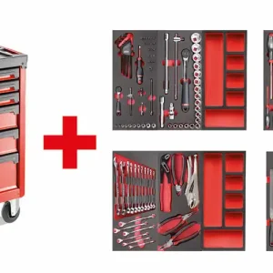 Nur Für Kurze Zeit Carrello Usag 516 START con assortimento MANUTENZIONE 113 pz con avvitatore DeWalt