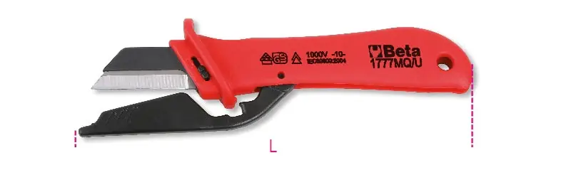 Mega-Angebot Coltello spellacavi isolato Beta 1777MQ/U Isolamento 1000V