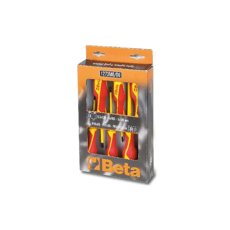 Saisonangebot Serie di 6 giravite (art. 1274MQ, 1272MQ) Beta 1273MQ/D6 Isolamento 1000V
