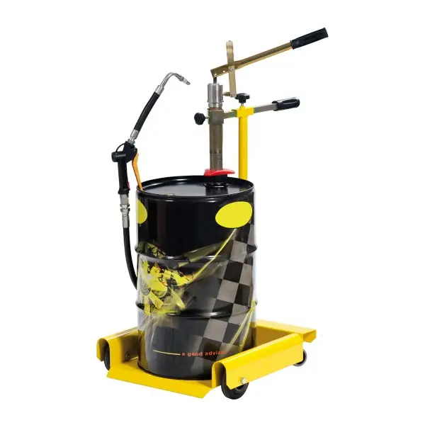 Pompa manuale carrellata per olio a doppio effetto per fusti da 30-60 l Meclube Top-Preis