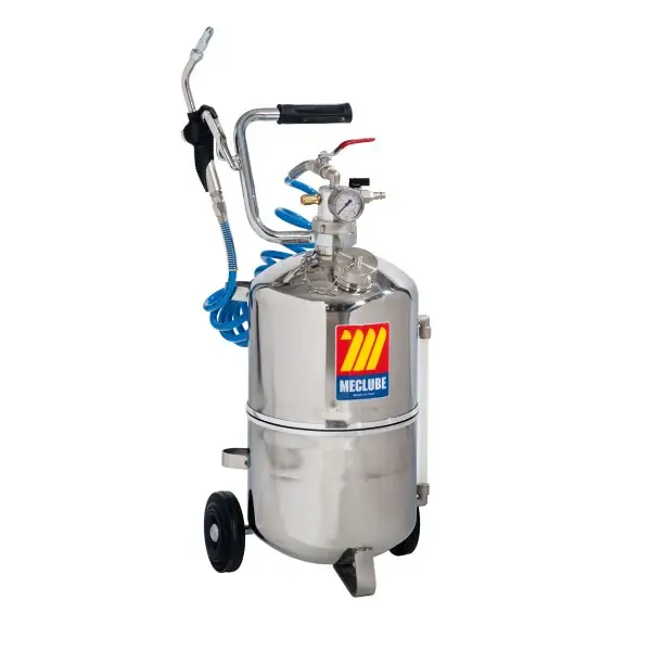 Distributore olio pneumatico da 24 l INOX Meclube Neu