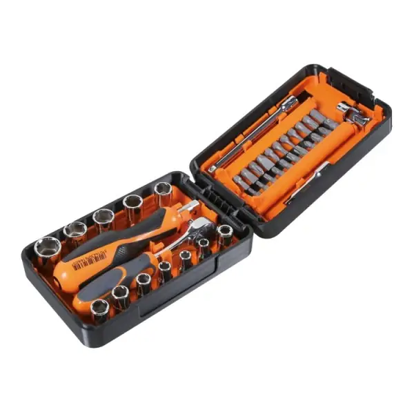 Preisknaller Set inserti e bussole multimpronta 1/4" Beta 900/C39U con Cricchetto