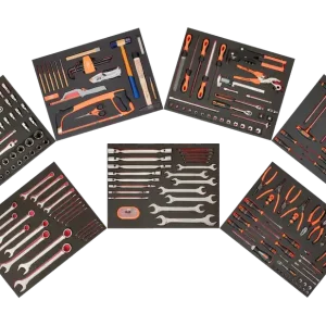 Bestpreis Assortimento 7 termoformati per manutenzione, 256 pezzi Bahco FF1ASET-MRO2