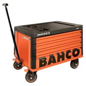 Solange Der Vorrat Reicht Cassettiera per officina Storage HUB E87 Premium su rotelle con 4 cassetti Bahco 1487K4W