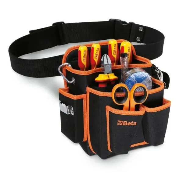 Porta attrezzi con assortimento di 8 utensili per elettrotecnica Beta 2005PA/ET Billig