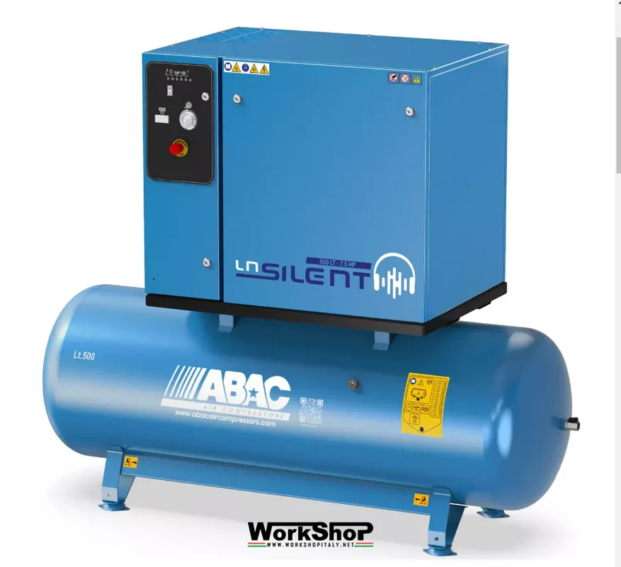 Neu Im Sortiment Compressore ABAC silenziato 500lt. da5.5 a 10 hp con o senza essicatore DRY