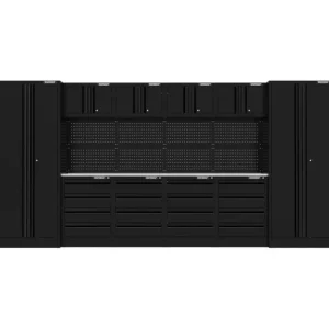 Arredo GARAGE Workshopitaly Total Black Anodized 5,4 mt. Piano Inox Nur Für Kurze Zeit