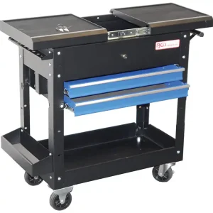 Meistverkauft CARRELLO PORTAUTENSILI VUOTO, DOPPIA PROLUNGA ORIZZONTALE BGS4105