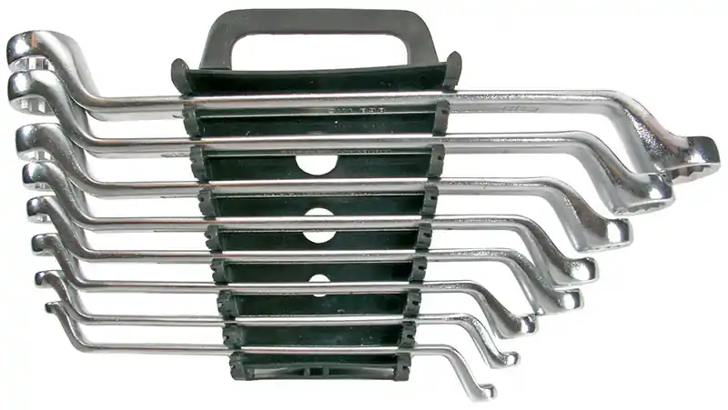 SET 8 PEZZI, CHIAVI A DOPPIO ANELLO “DEEP CRANK”, DIN 838 6/22 MM BGS1212 Heißes Angebot