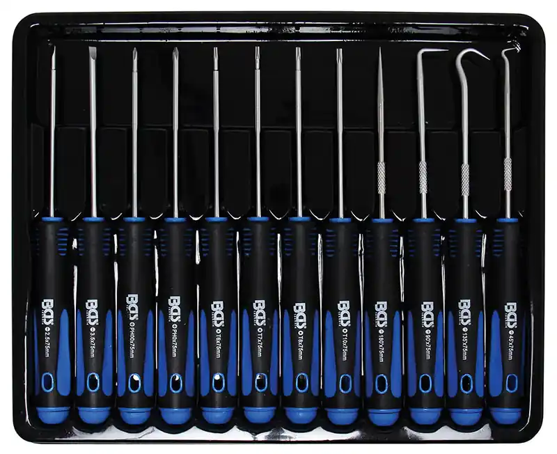 Billig SET 12 PEZZI, CACCIAVITE E GANCI DI PRECISIONE BGS8833