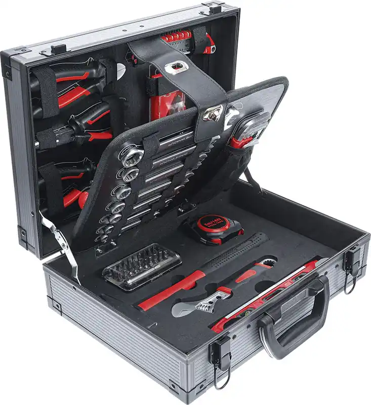 VALIGETTA IN ALLUMINIO CON 66 UTENSILI BGS6057 Markenware