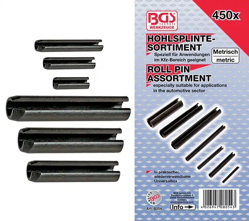Angebot ASSORTIMENTO 450 PEZZI, SPINE ELASTICHE BGS8054