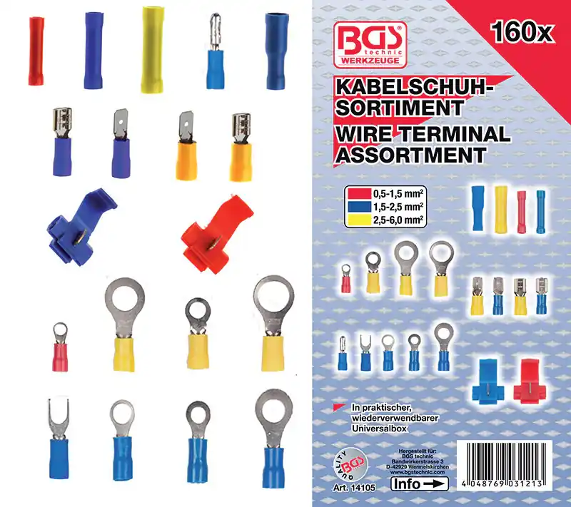 ASSORTIMENTO CAPICORDA, 160 PEZZI BGS14105 Preiswert