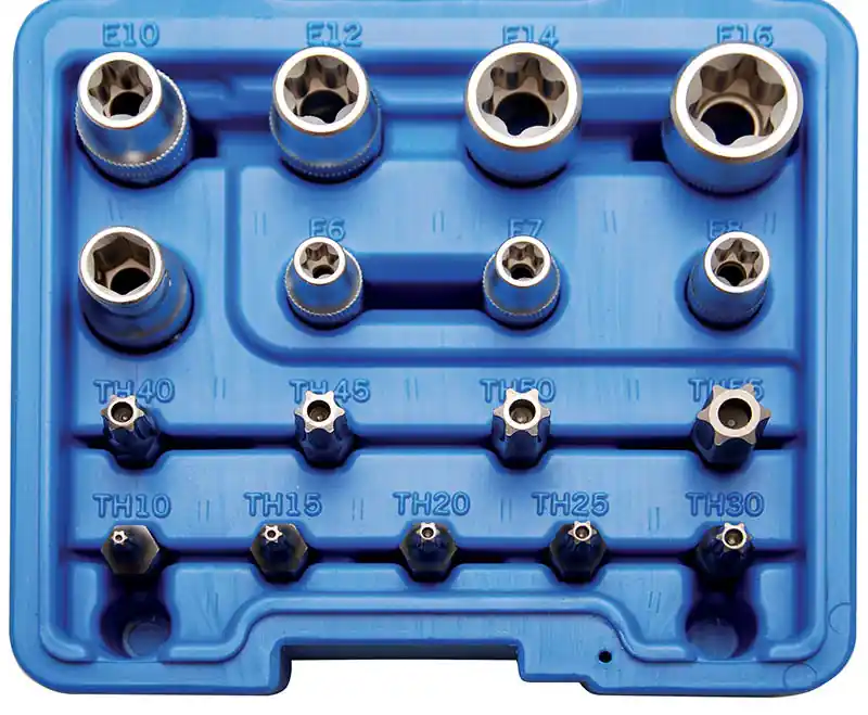 SET 17 PEZZI, BUSSOLE E INSERTI TORX BGS5023 Jetzt Kaufen
