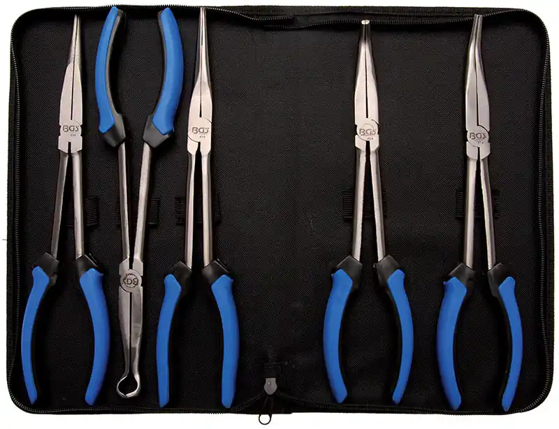Echt SET 5 PEZZI, PINZE A BECCHI LUNGHI, 290 MM BGS414