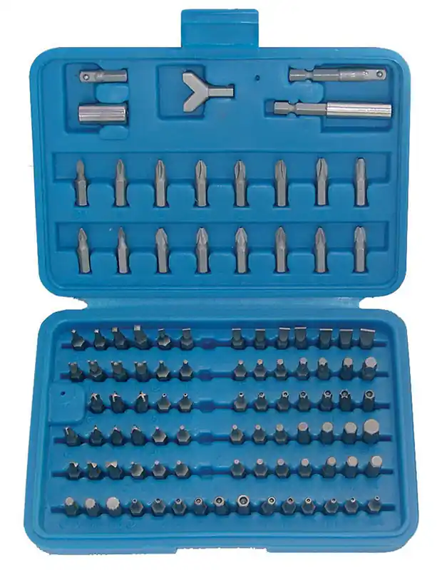 Versand Am Gleichen Tag KIT 100 PZ INSERTI ATT.1/4"C PER VITI DI SICUREZZA BGS765