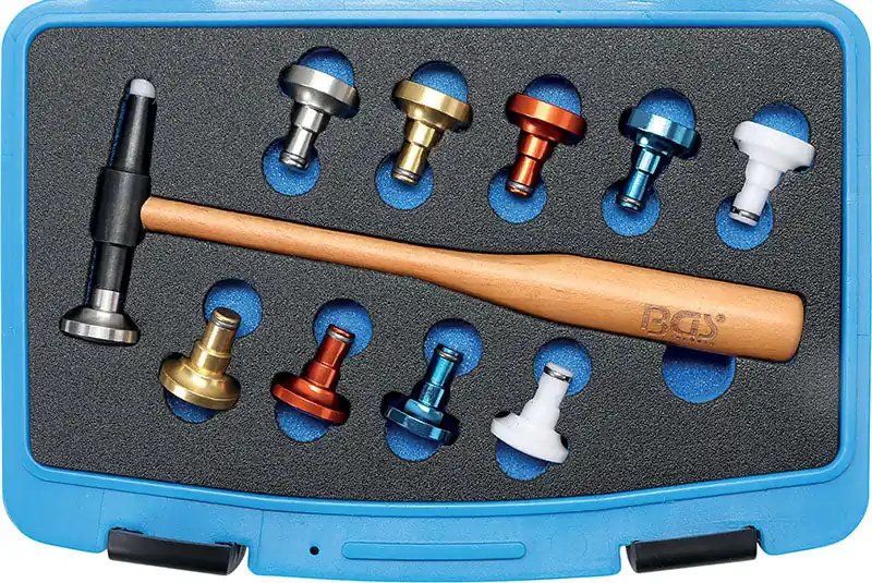 SET 11 PEZZI MARTELLO CON TESTE INTERCAMBIABILI BGS9768 Neu