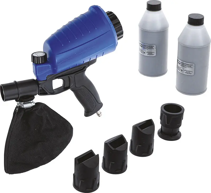 SET SABBIATRICE PNEUMATICA CON ACCESSORI BGS70057 Abverkauf