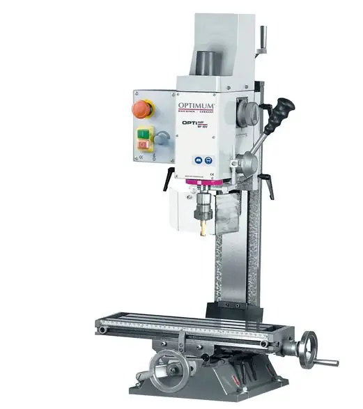 Solange Der Vorrat Reicht Trapano fresatrice Optimum BF 16 Vario di piccole dimensioni 500W 230V