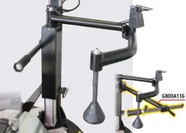 Knallerangebot Dispositivo premi-alza tallone pneumatico Ravaglioli PLUS83H con braccio rotante per smontagomme