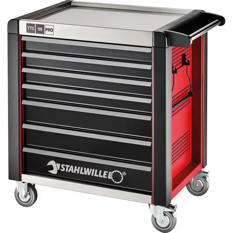 Markenware Carrello Maxi 7 cassetti 98/7 PRO - STAHLWILLE ROSSO