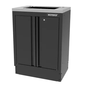 Mobile Officina Workshopitaly MPS con 2 antine e lavello inox Total Black Direkt Vom Hersteller